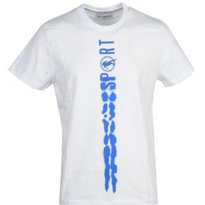 Bikkembergs Sport Logo Tee White / Blue